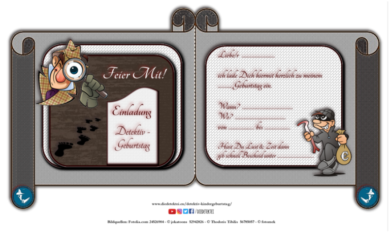 Detektiv Set Kinder 48-teilig - Mitgebsel Für Geburtstagsparty